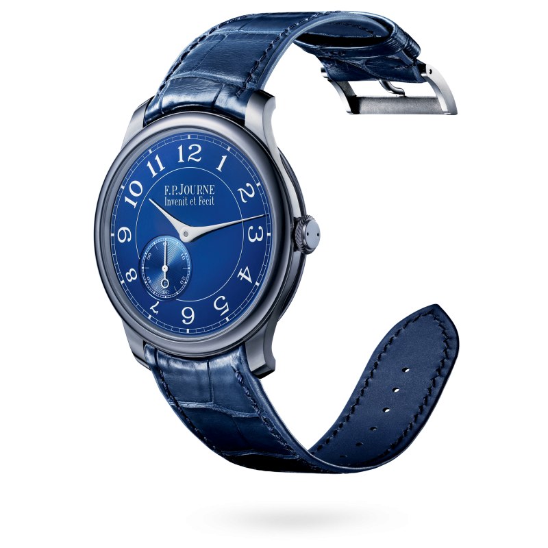 F.P. Journe Chronomètre Bleu ref. CB — official product photograph